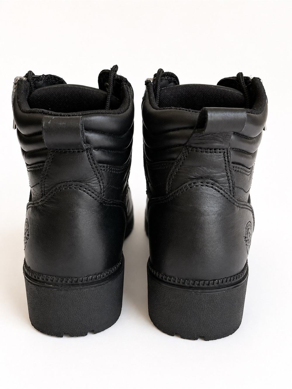 Motorcycle Boots Milwaukee Leather Black Side Zip Moto Boots Women’s 8 - Picture 3 of 6
